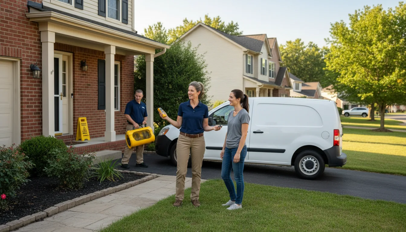 Water restoration image for Water Damage & Restoration Services in Hope, ND